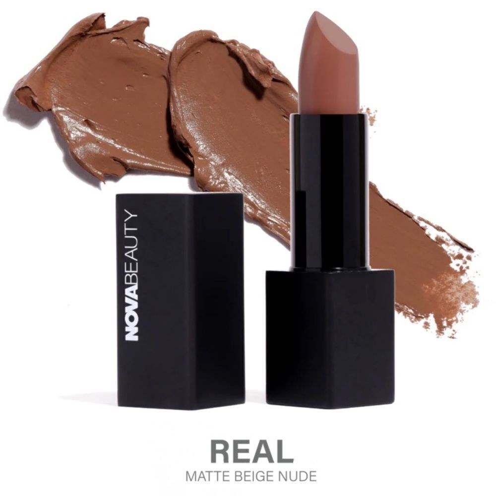 Fashion Nova NOVABEAUTY Perfect Pout Moisturizing Matte Lipstick Color Real